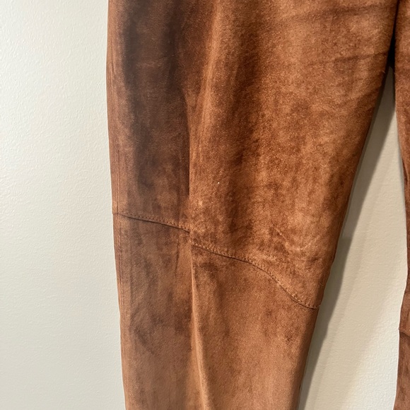 Brown Suede Pants by Danier, Size 2 - Picture 3 of 6
